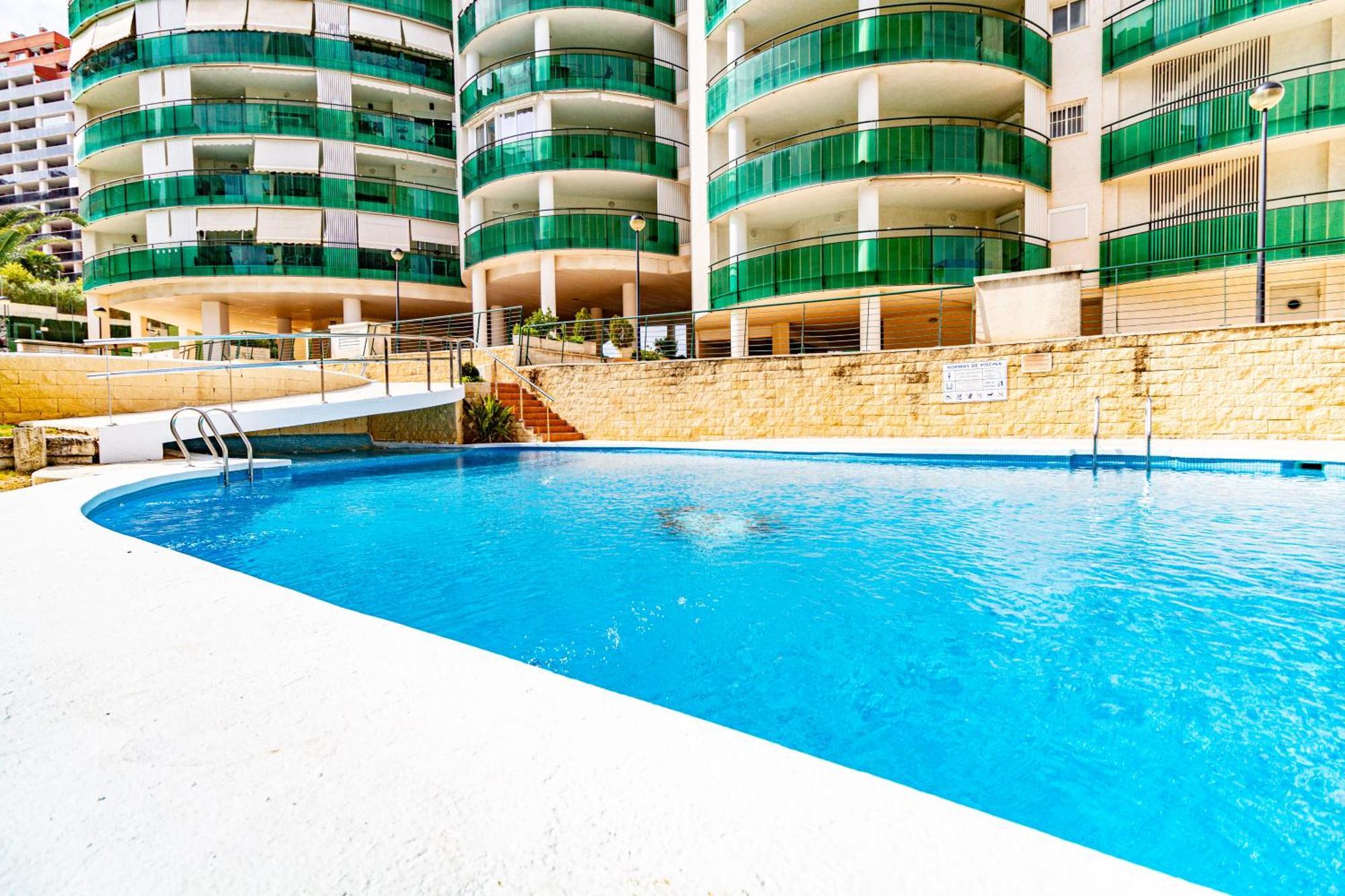 Apartment Vilapark With Pool, Free Parking, Terrace, Beach Benidorm Exterior foto